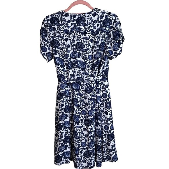 & Other Stories Mini Wrap Dress In Floral Lucia Print - Picture 4 of 16